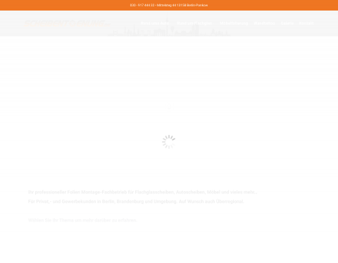Website-Vorschau von Scheibentönung Berlin