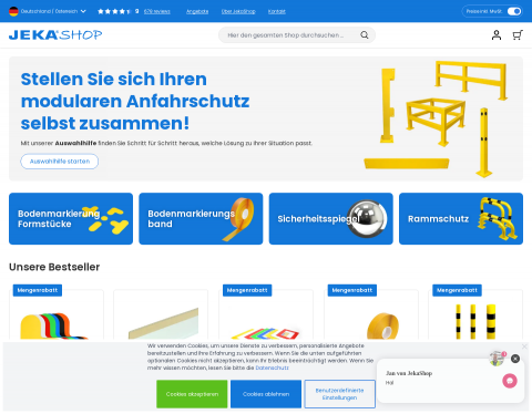 Website-Vorschau von Lagerlogistik