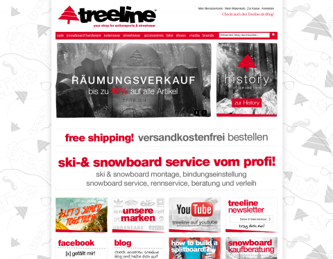 Website-Vorschau von Snowboard Bekleidung