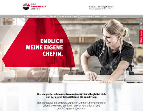 Website-Vorschau von Hilfe für Startups