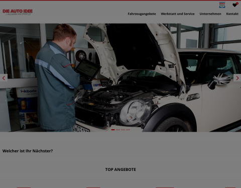 Website-Vorschau von Die Autoidee vom Kunden zum Freund