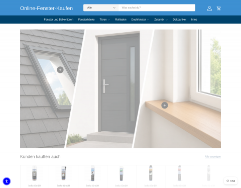 Anteprima del sito di Fenster kauft man heute online!