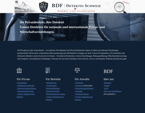 Website-Vorschau von Basilisk Detektei Privatdetektive