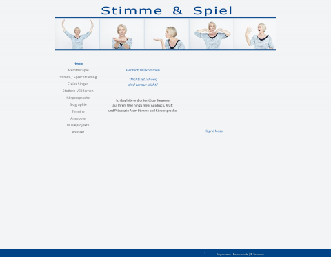 Website-Vorschau von Atemtherapie & Gesangstraining