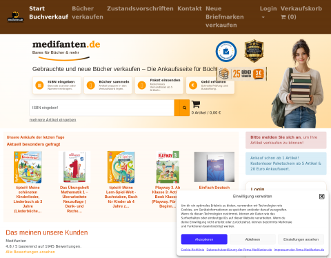 Vorschau von Bücher einfach online verkaufen