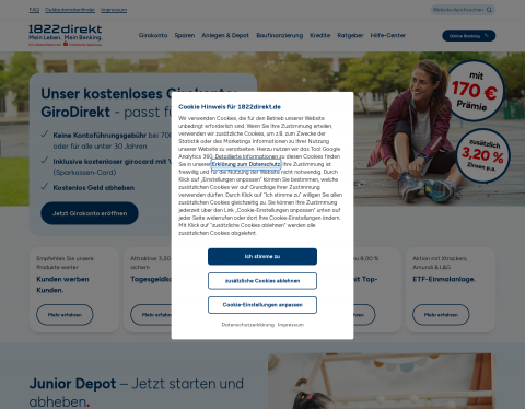 Website-Vorschau von Geld sparen und sicher anlegen
