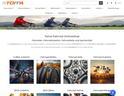 Website-Vorschau von Mit dem Toma Versand aktiv sein