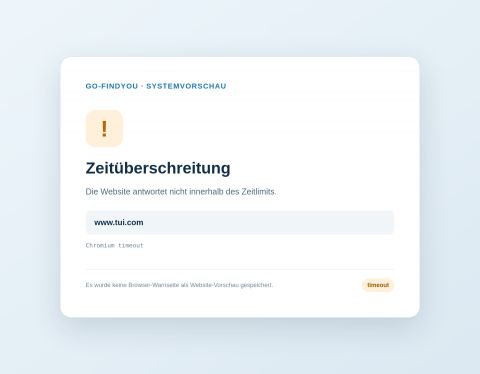 Vorschau von Urlaub und Reifen - TUI