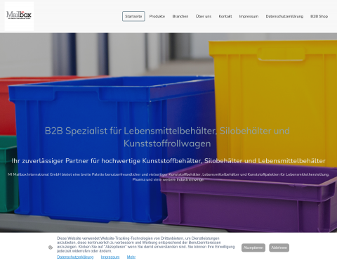 Vorschau von Kunststoffpaletten von Mailbox Int.