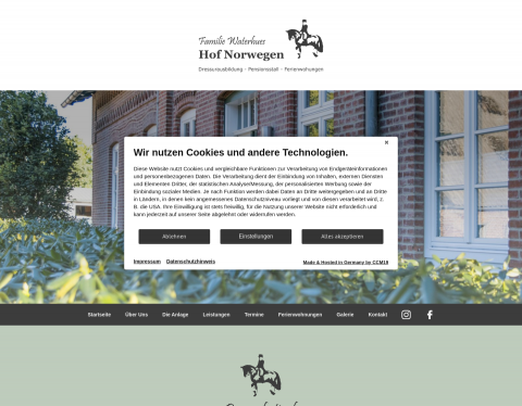 Website-Vorschau von Dressurlehrgang Markus Waterhues