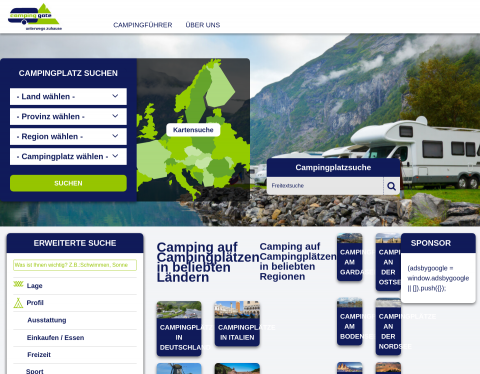 Vorschau von Rund ums Campen bei Campinggate
