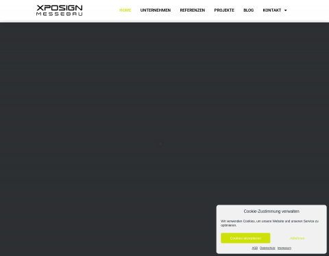 Website-Vorschau von Moderne Creative Messestände