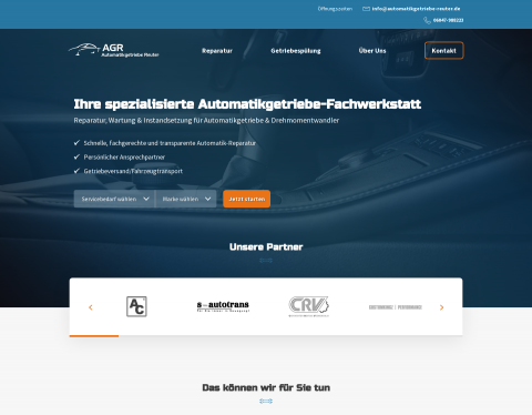 Website-Vorschau von Automatikgetriebe Reuter Ltd & Co K