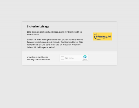 Website-Vorschau von Büromarkt Böttcher AG