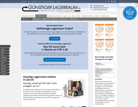 Vorschau von Günstig Lagerräume mieten