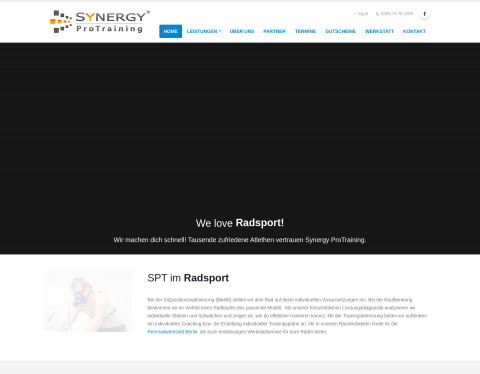 Website-Vorschau von Synergy Protraining