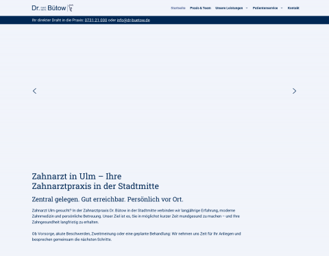 Vorschau von Zahnarzt Dr. Bütow in Ulm