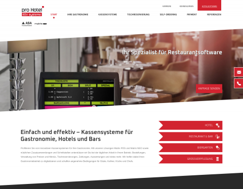 Website-Vorschau von Das perfekte  Gastro Kassensystem