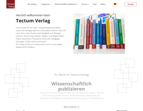 Website-Vorschau von Dissertation veröffentlichen