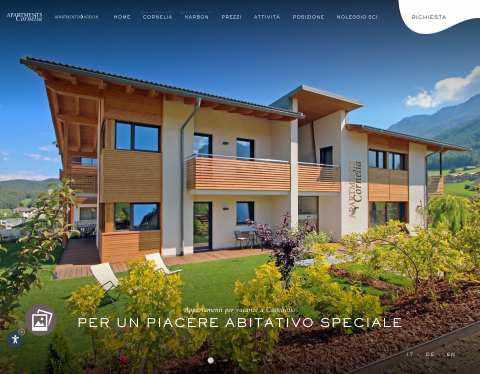 Website-Vorschau von Apartments Karbon in Kastelruth