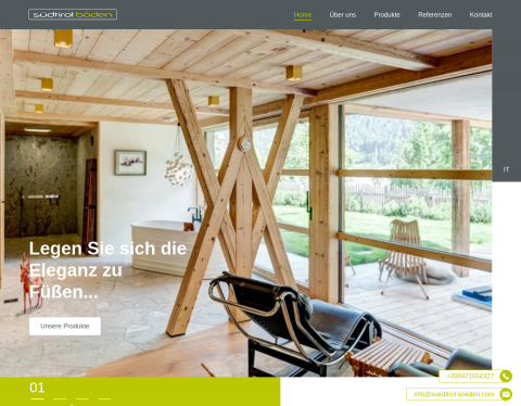 Website-Vorschau von Bodenleger - Bodenbeläge Südtirol