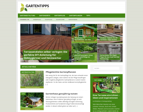 Website-Vorschau von Gartentipps