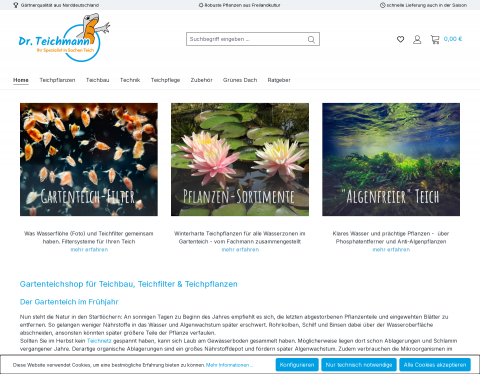 Vorschau von Teiche für Goldfische und Koi