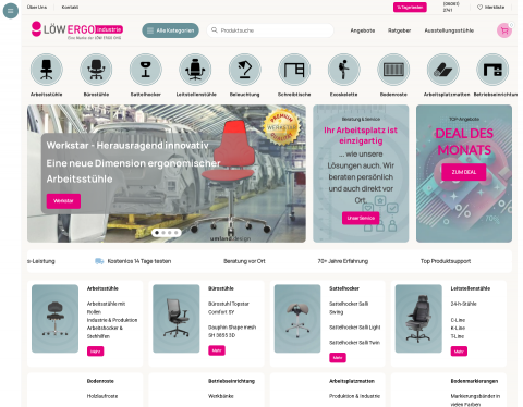 Website-Vorschau von Löw Ergo