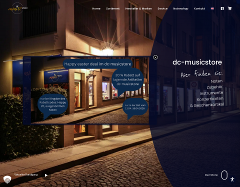 Website-Vorschau von Dresden Concerts - online Shop