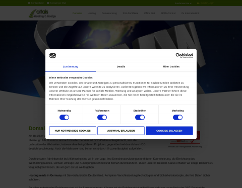 Website-Vorschau von Hosting ohne wischi-waschi