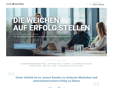 Website-Vorschau von Noack Consulting
