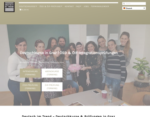 Website-Vorschau von Deutschkurs in Graz