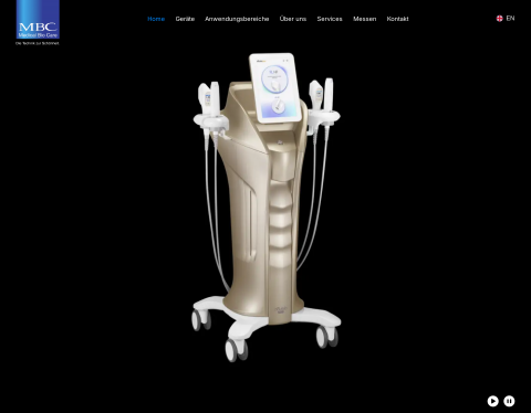 Website-Vorschau von MBC Medical Bio Care GmbH