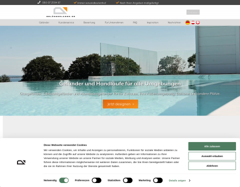 Website-Vorschau von Geländerladen