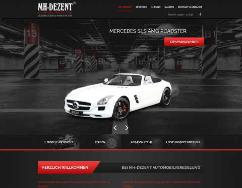 Website-Vorschau von MH Dezent