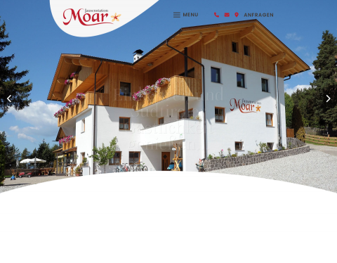 Website-Vorschau von Ferien in der Jausenstation Moar