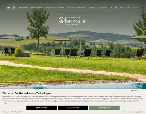 Anteprima del sito di Wellnesshotel im Bayerischen Wald
