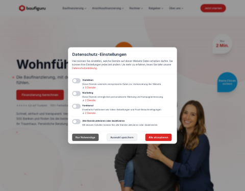 Website-Vorschau von Loyale Finanz