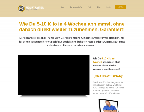Website-Vorschau von START - Figurtrainer
