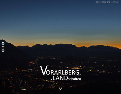 Website-Vorschau von Vorarlbergs Landschaften