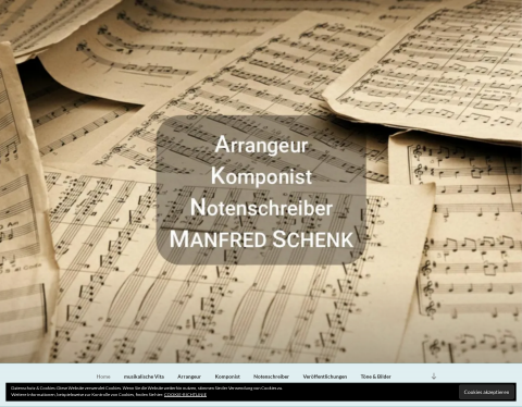 Website-Vorschau von Notenschreiber Manfred Schenk