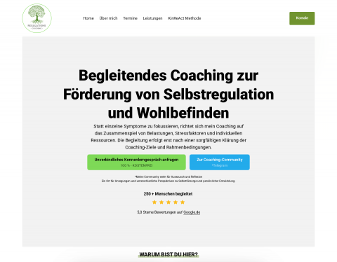 Website-Vorschau von Gesundheitsberatung Birgid Fiedler