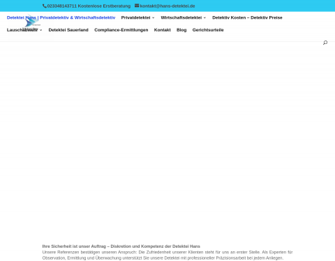 Vorschau von Detektei Hans