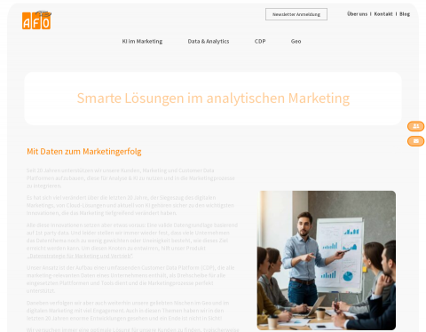 Anteprima di AFO Marketing AG - Standortanalyse
