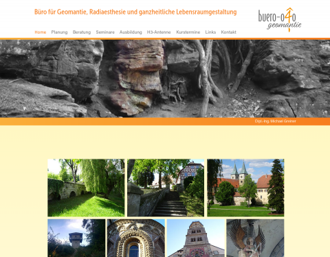 Website-Vorschau von Büro für Geomantie und Radiaesthesie
