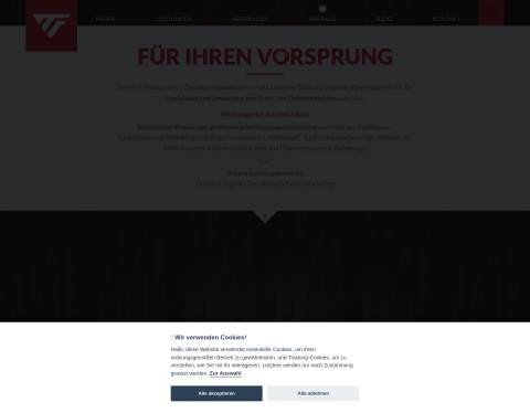 Website-Vorschau von Der Informationsdesigner - Agentur für Gestaltung