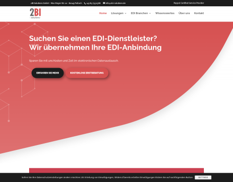 Website-Vorschau von 2BI Solutions
