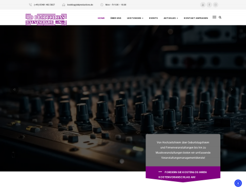 Website-Vorschau von Mobiler Hochzeits DJ