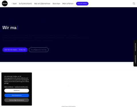 Website-Vorschau von Fonlos
