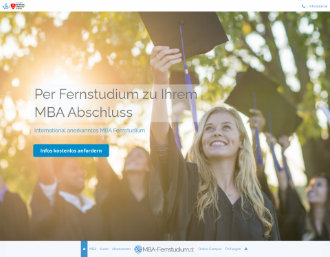 Website-Vorschau von Berufsbegleitende MBA Fernstudiengänge